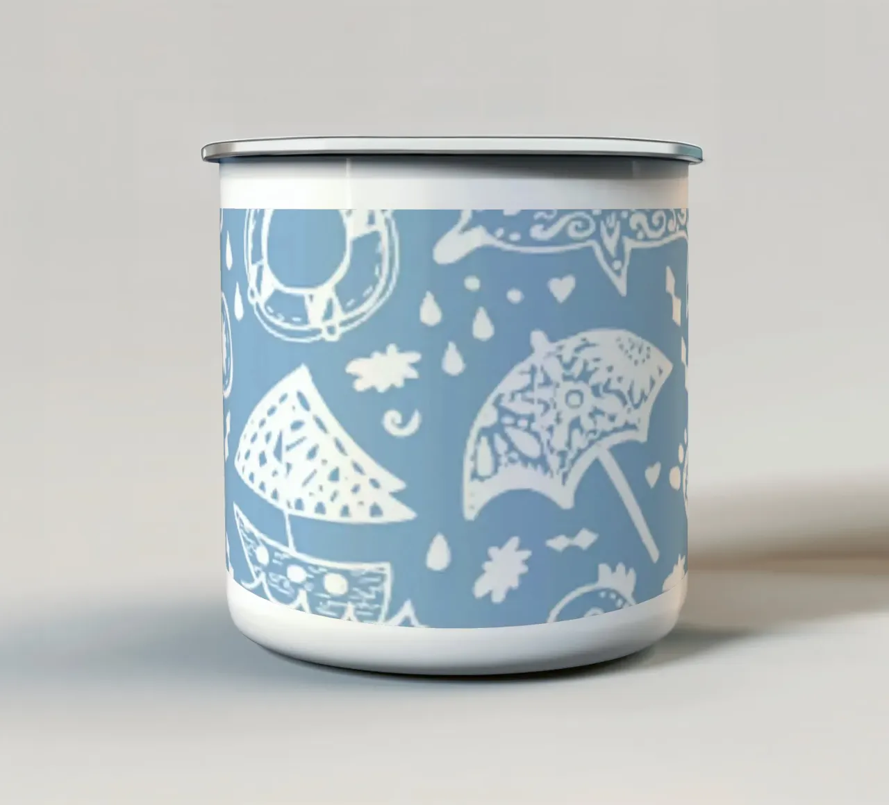 Modello estivo tazza in smalto da Unicorn Unlimited