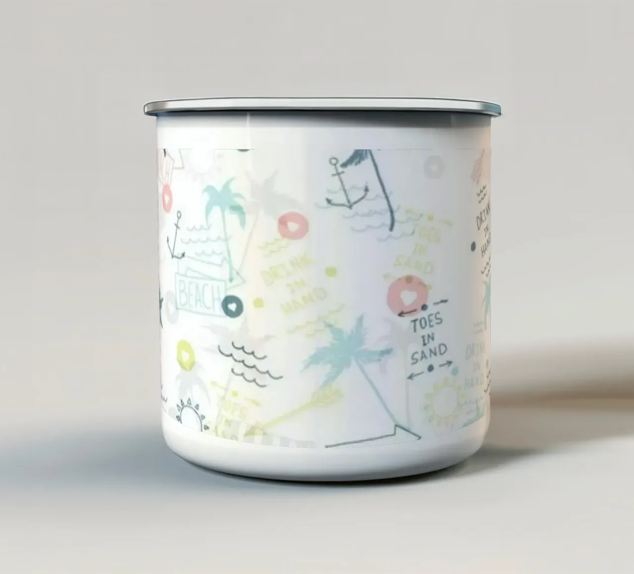 Modello estivo tazza in smalto da Unicorn Unlimited