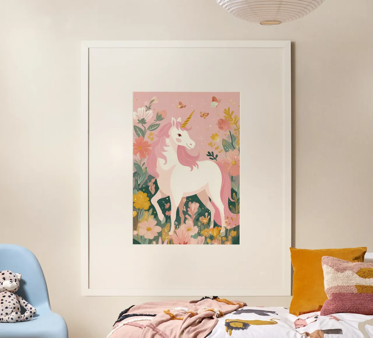 Magic Unicorn 2 poster con telaio in plastica da Kiara