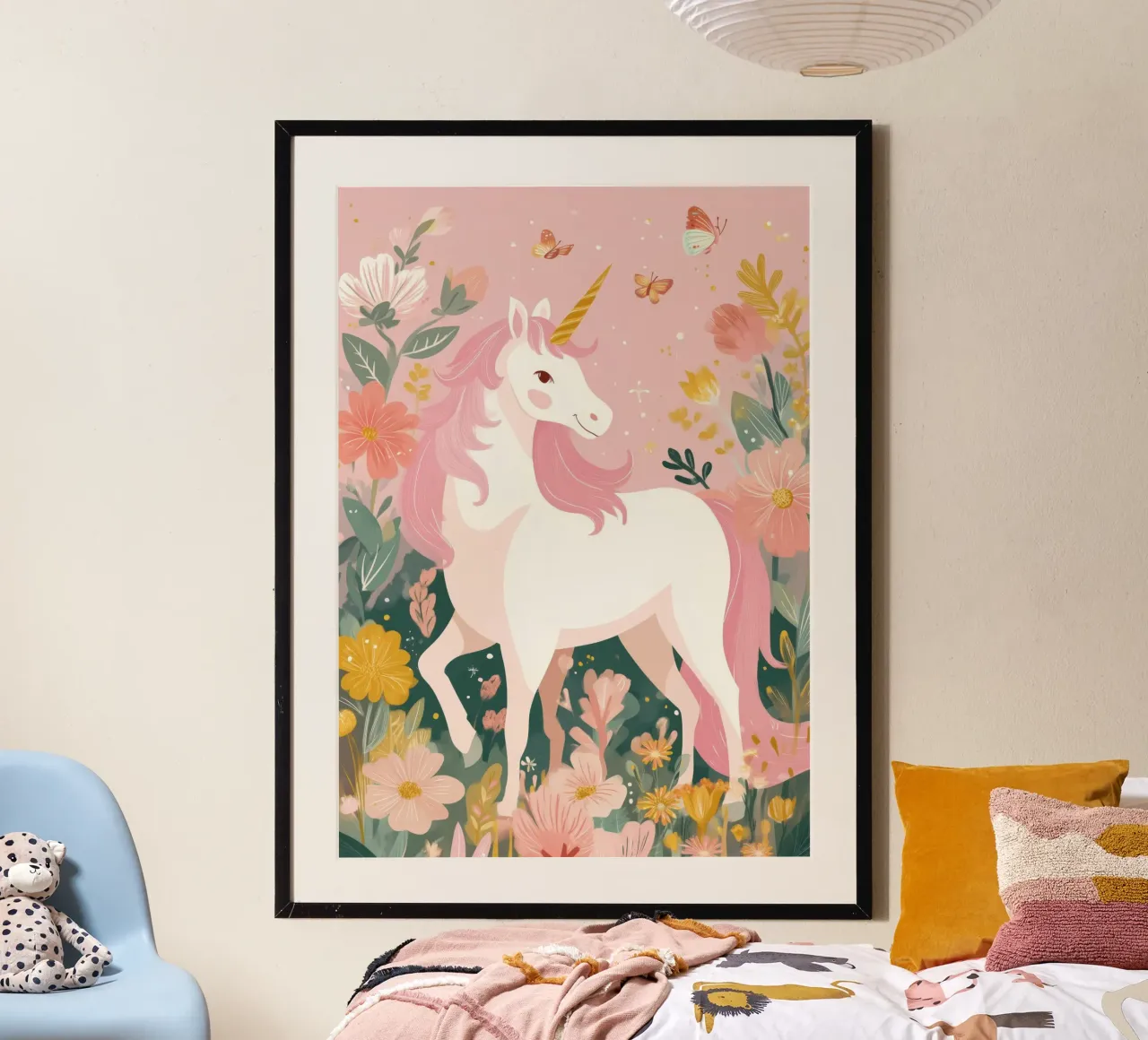 Magic Unicorn 2 poster con telaio in plastica da Kiara