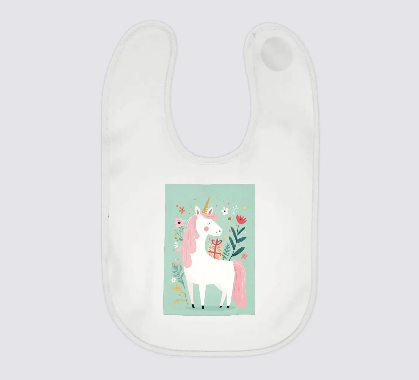 Magic Unicorn baby bib by Kiara