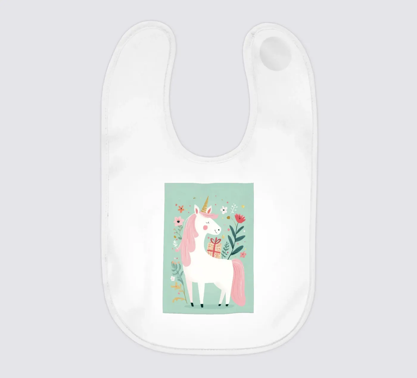 Magic Unicorn baby bib by Kiara