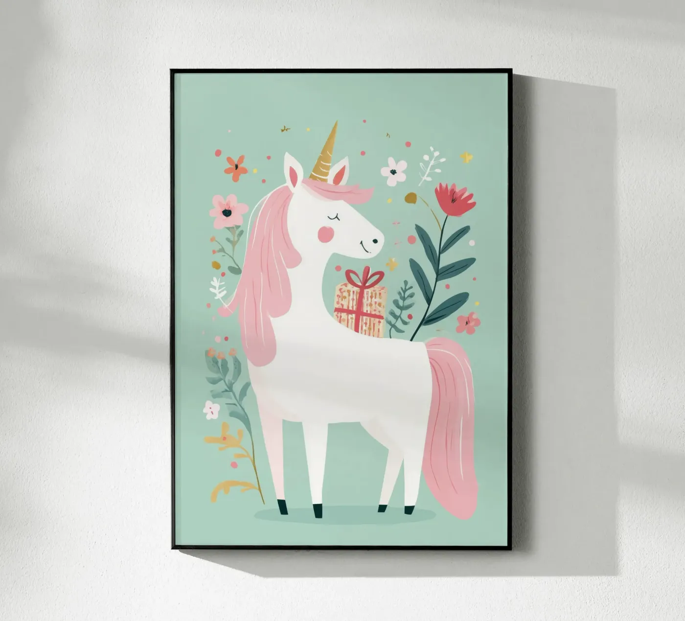 Magic Unicorn Acryl-Glas von Kiara