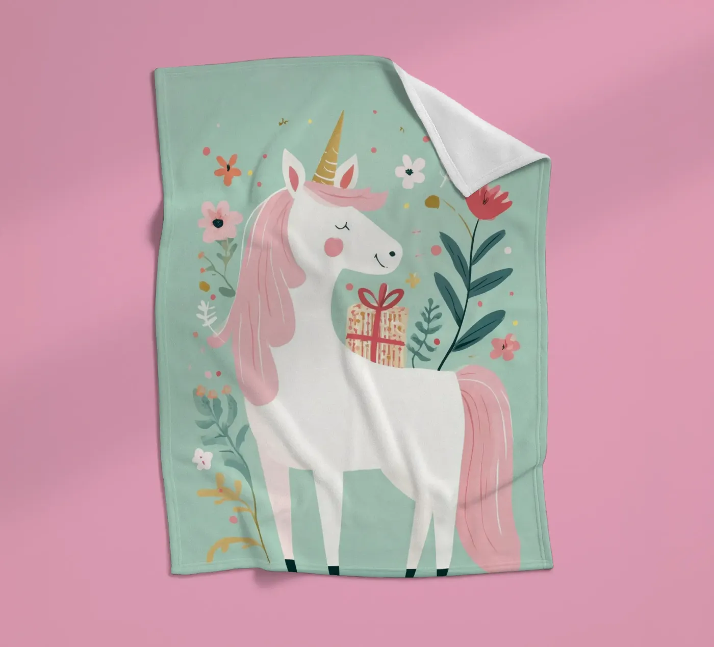 Magic Unicorn Fleecedecke von Kiara