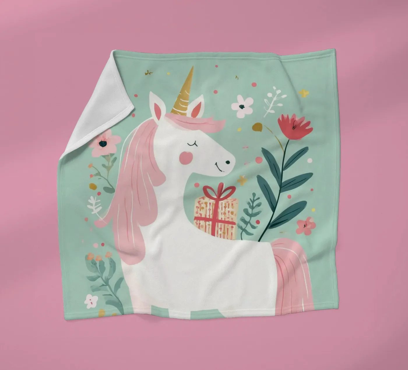 Magic Unicorn Fleecedecke von Kiara