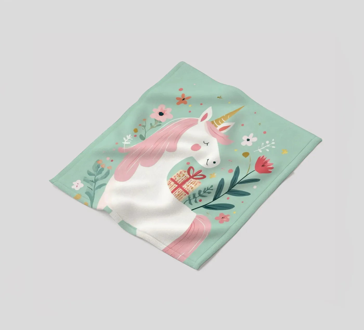 Magic Unicorn Fleecedecke von Kiara