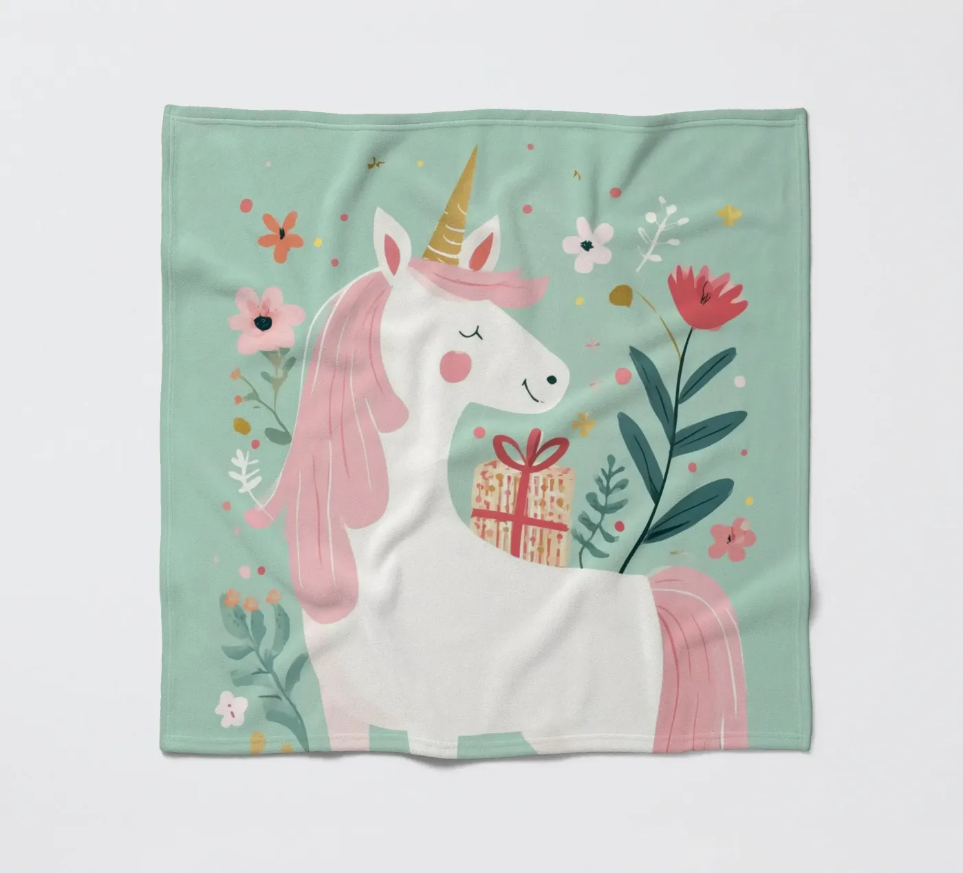 Magic Unicorn Fleecedecke von Kiara