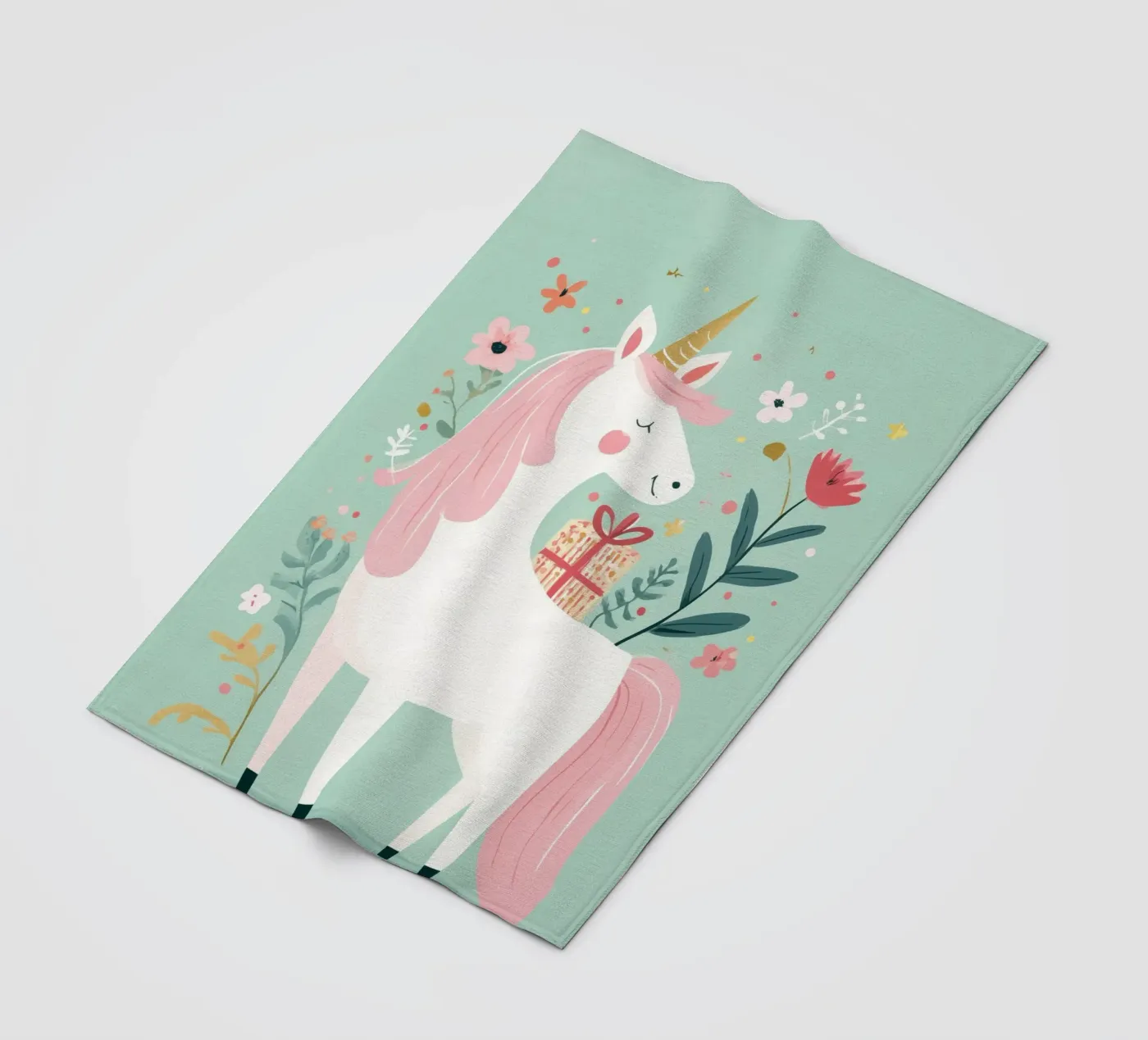 Magic Unicorn Fleecedecke von Kiara