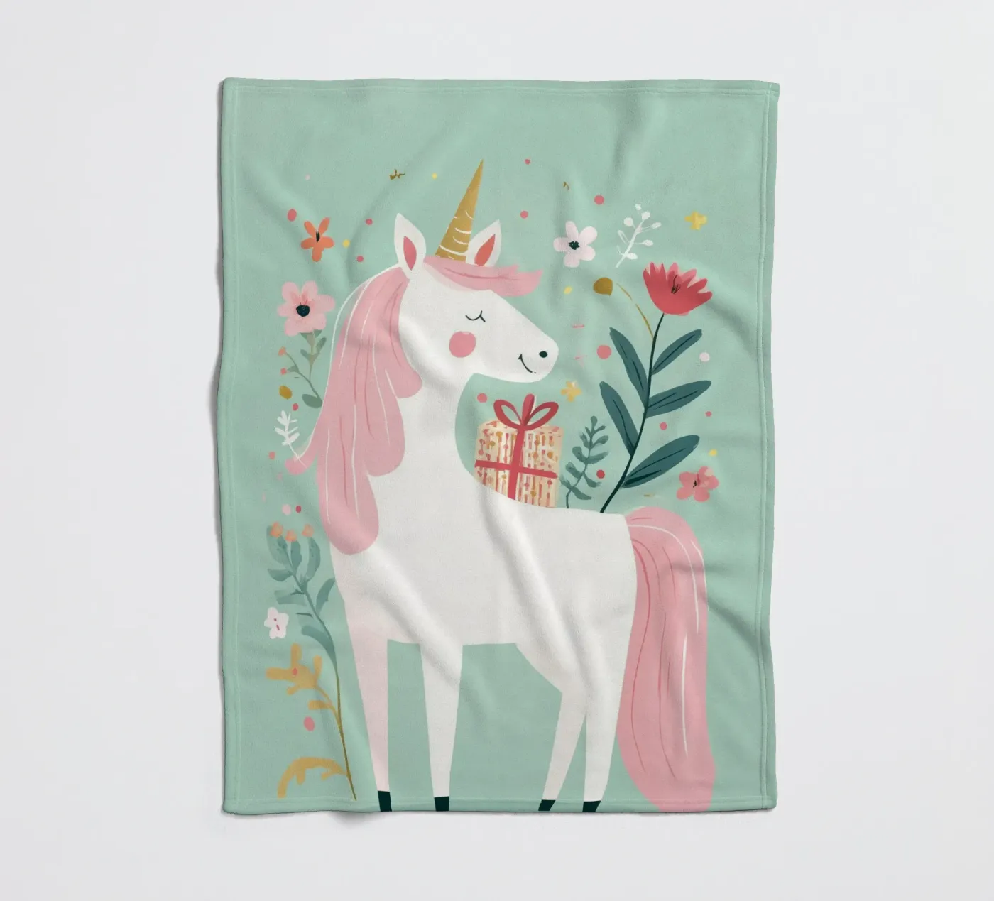 Magic Unicorn Fleecedecke von Kiara