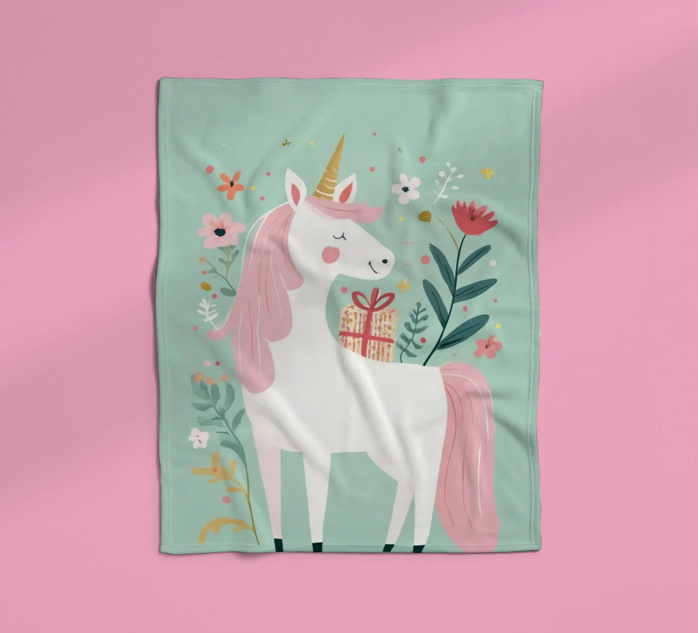 Magic Unicorn Fleecedecke von Kiara