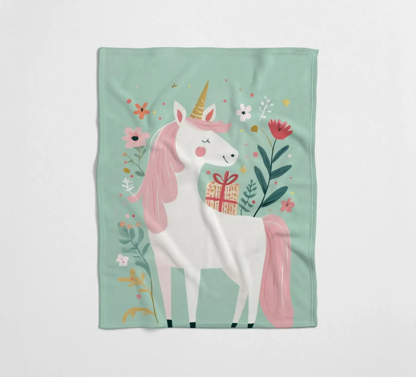 Magic Unicorn Fleecedecke von Kiara