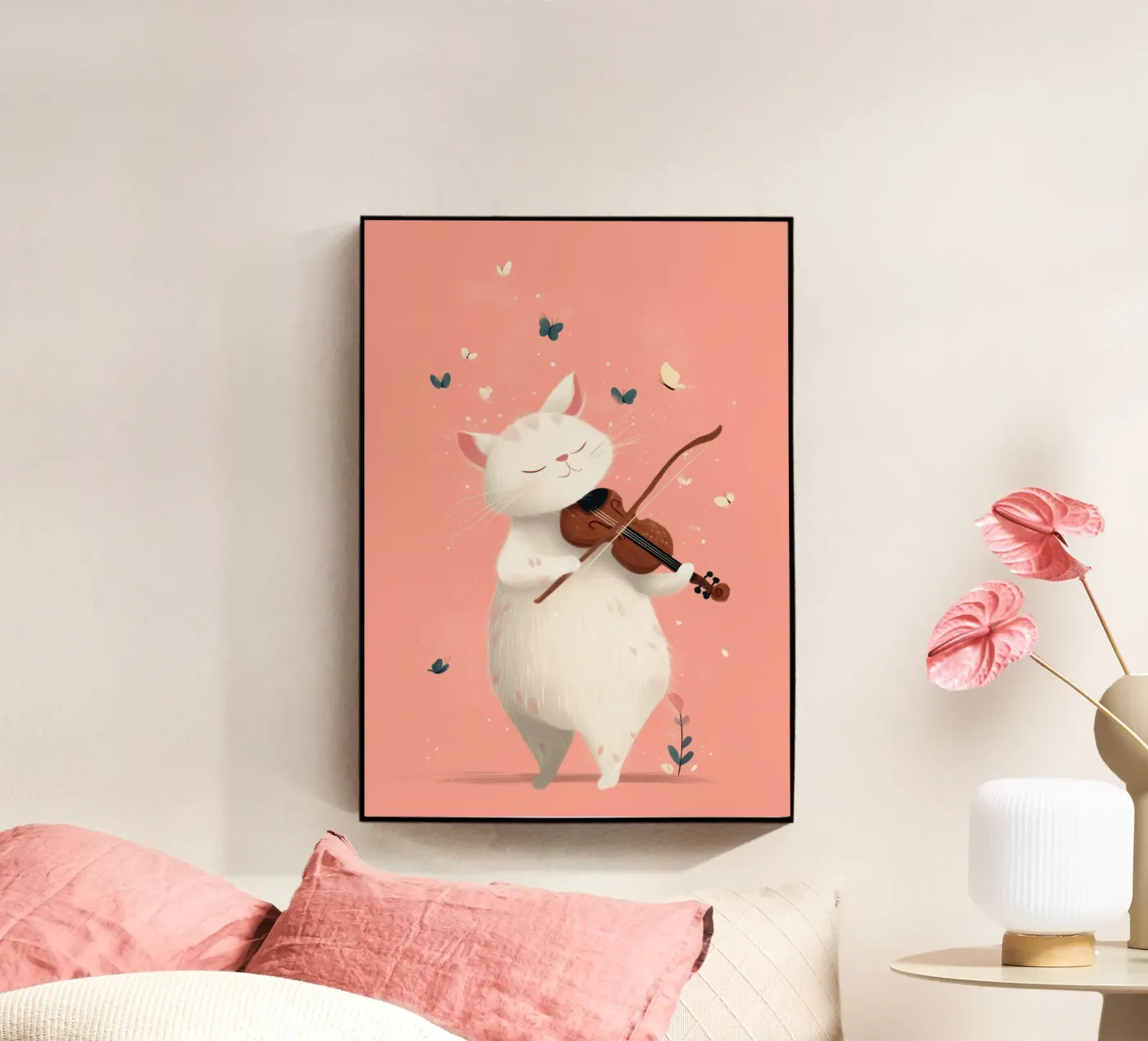 Melody Cat acryl van Kiara