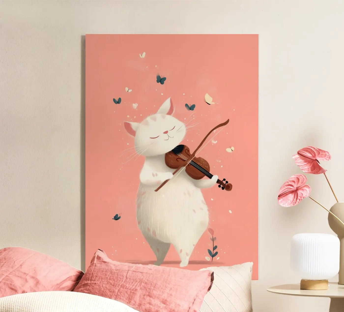 Melody Cat acryl van Kiara