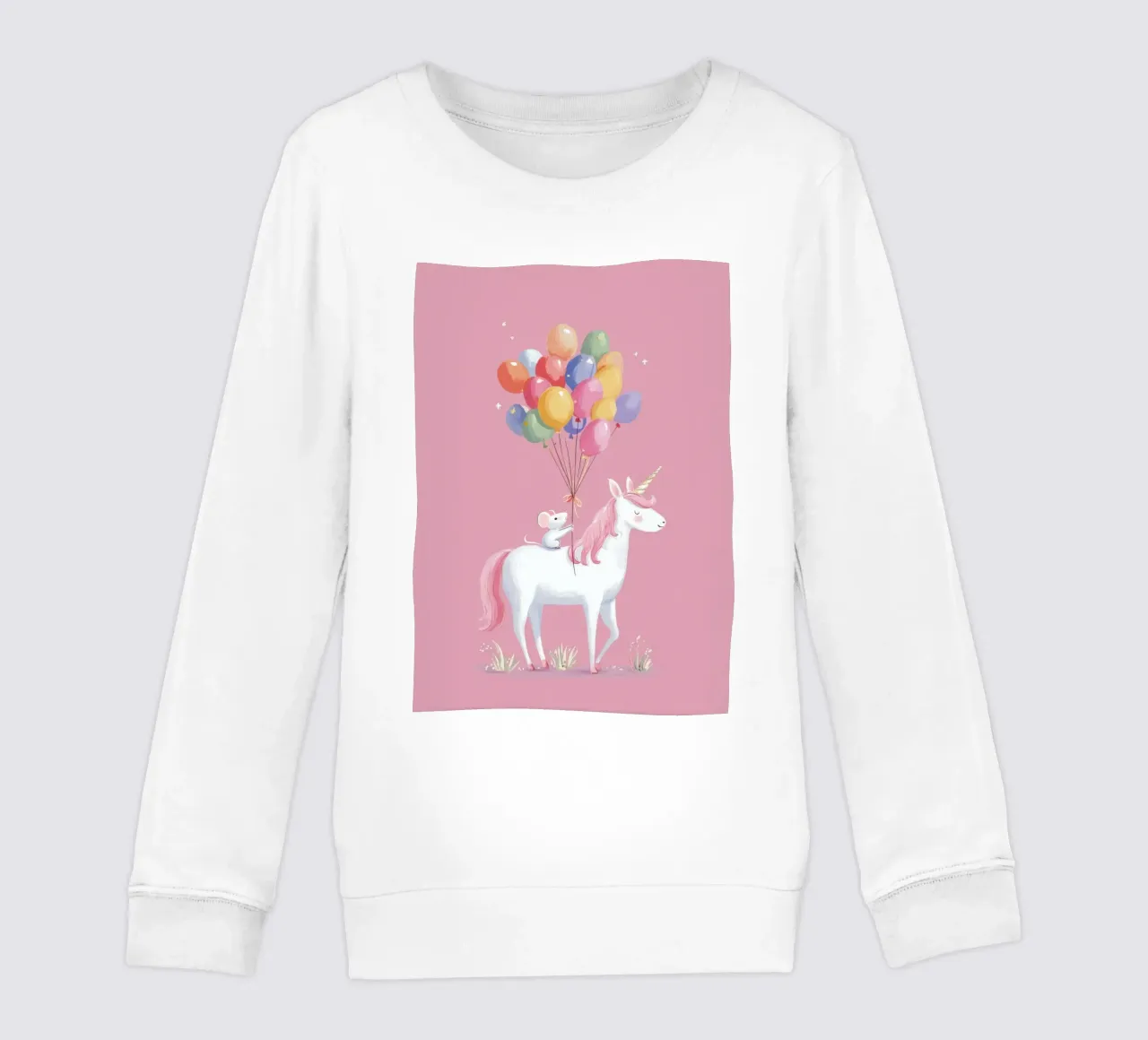 Mouse & Unicorn Adventure felpa bambino da Kiara