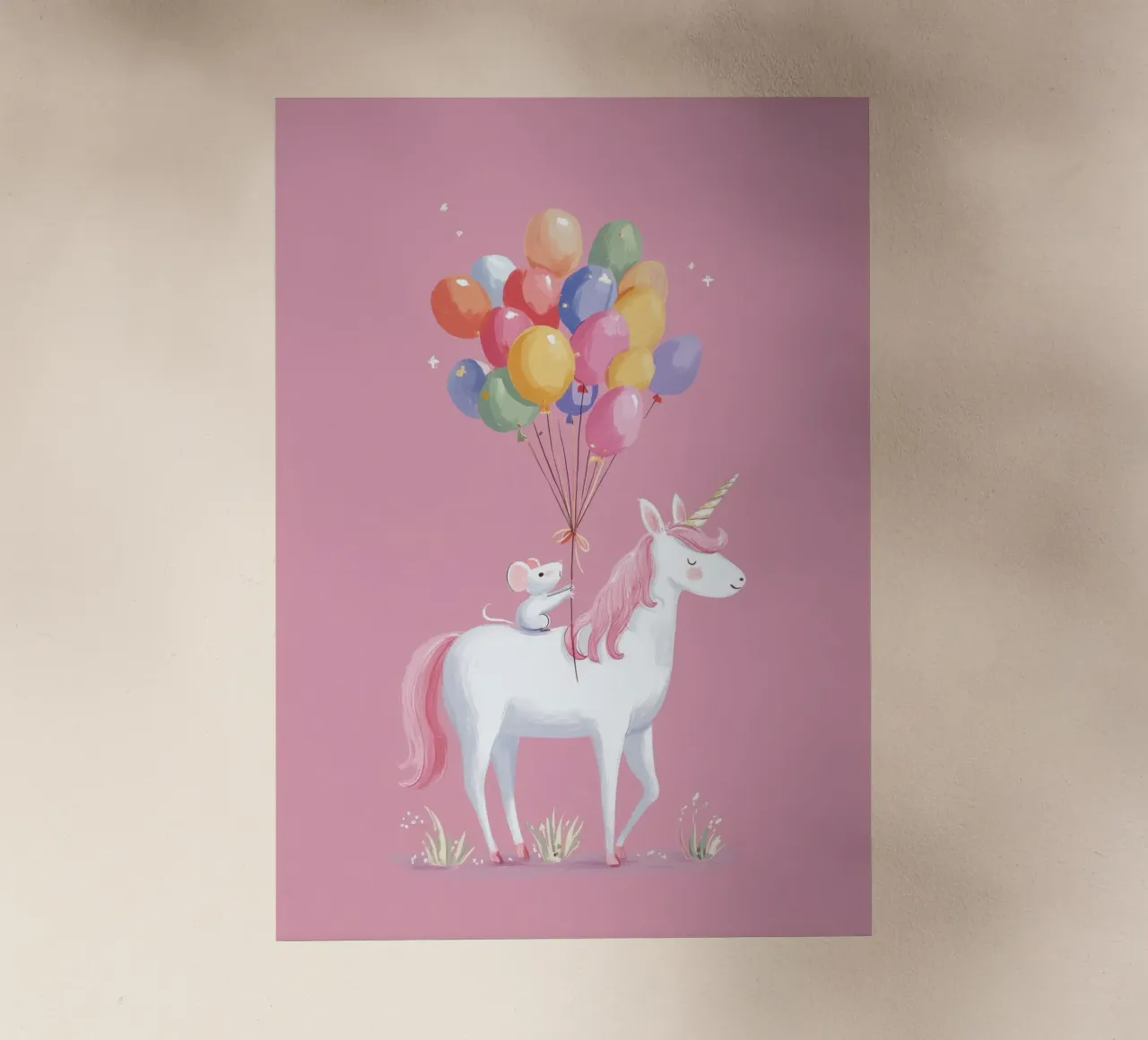 Mouse & Unicorn Adventure pellicola backlit da Kiara