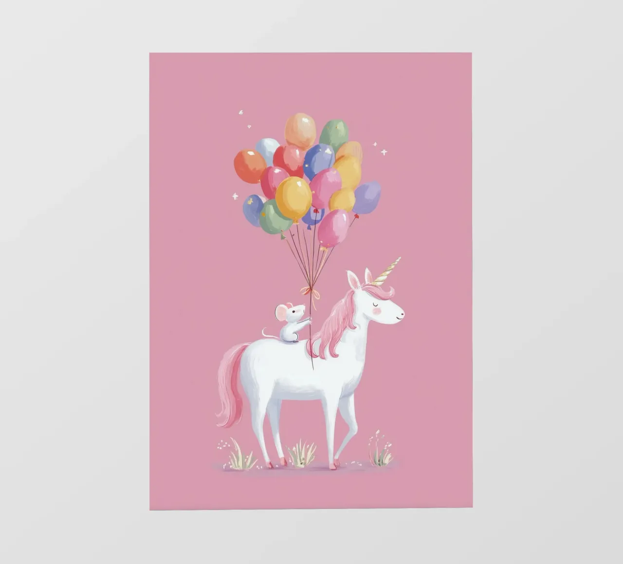 Mouse & Unicorn Adventure telo in pvc da Kiara