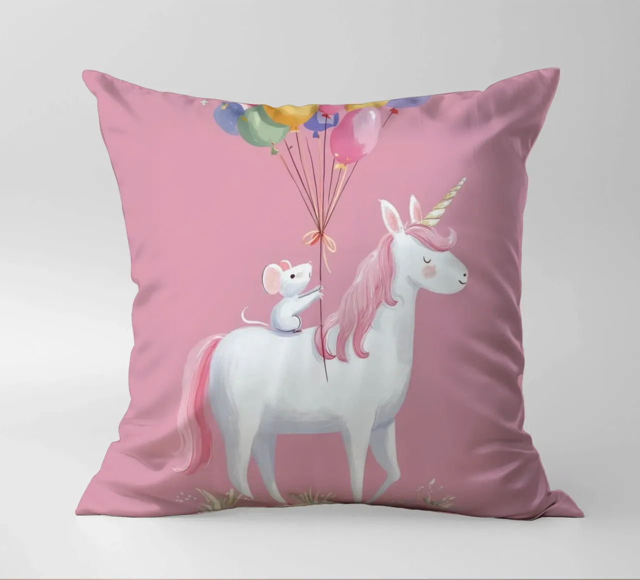 Mouse & Unicorn Adventure cuscino da Kiara