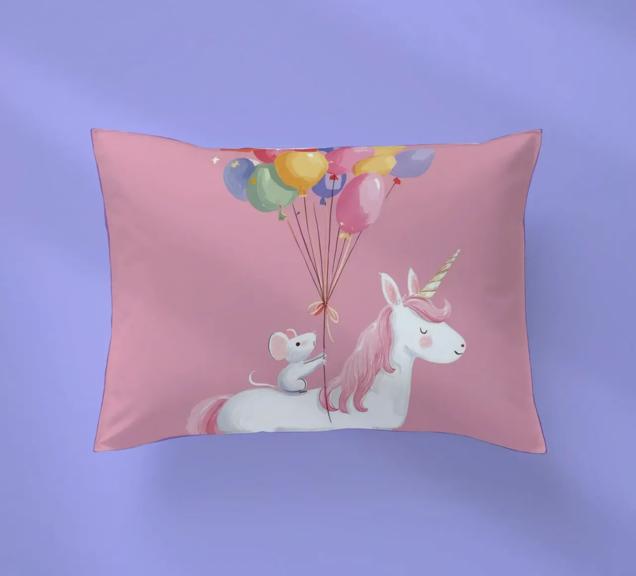 Mouse & Unicorn Adventure cuscino da Kiara