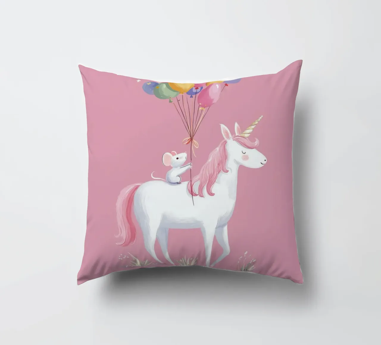 Mouse & Unicorn Adventure cuscino da Kiara
