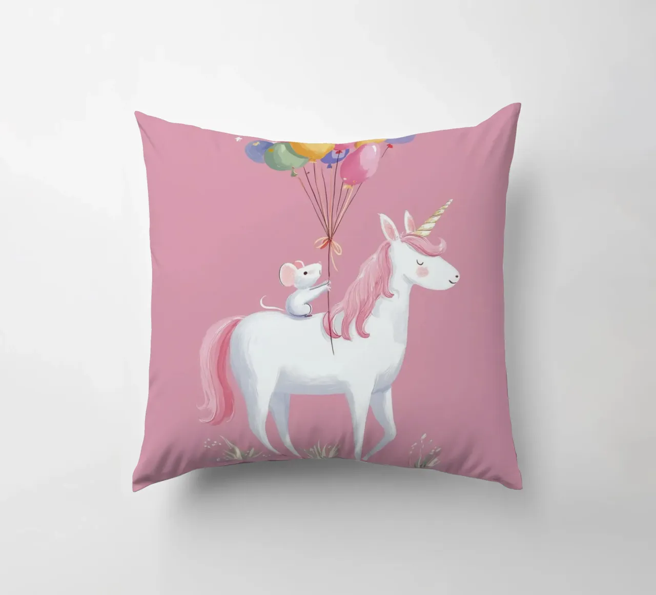 Mouse & Unicorn Adventure cuscino da Kiara