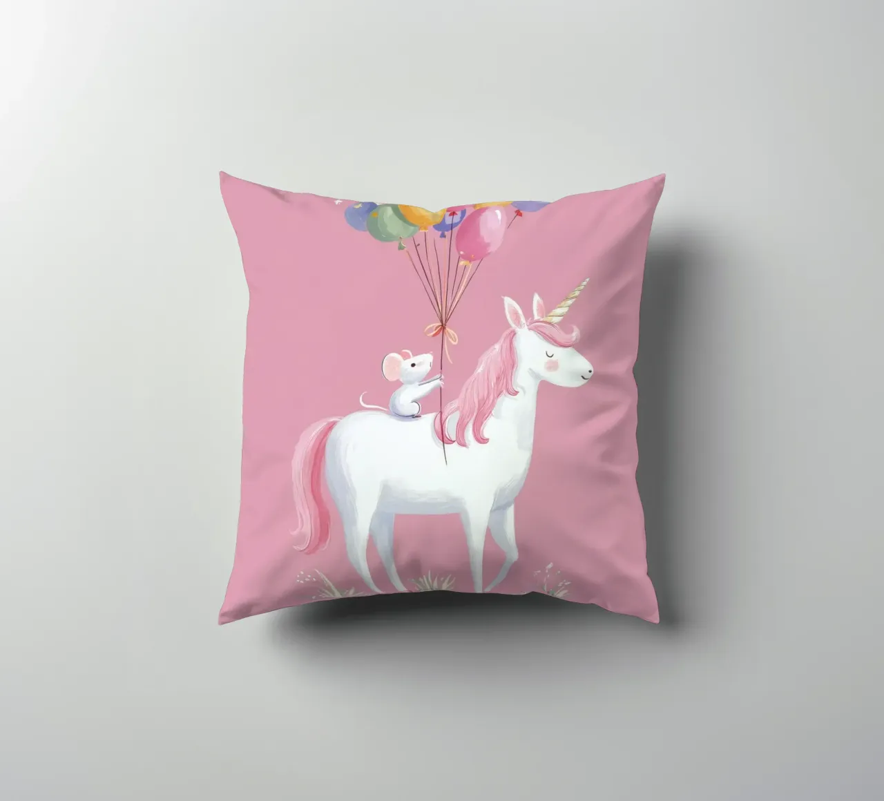 Mouse & Unicorn Adventure cuscino da Kiara