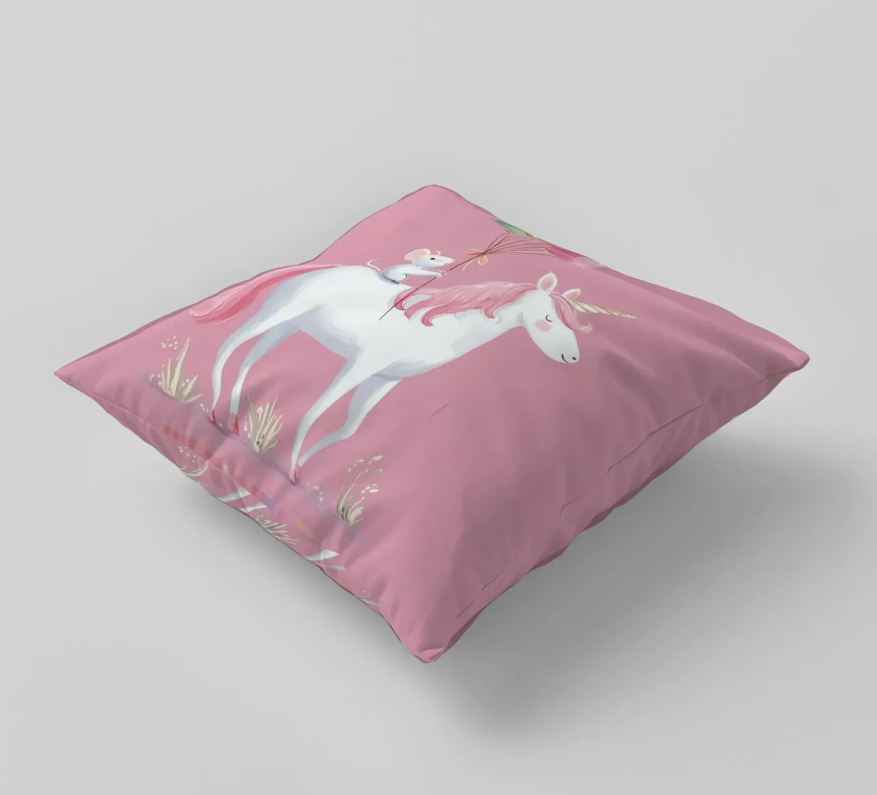 Mouse & Unicorn Adventure cuscino da Kiara