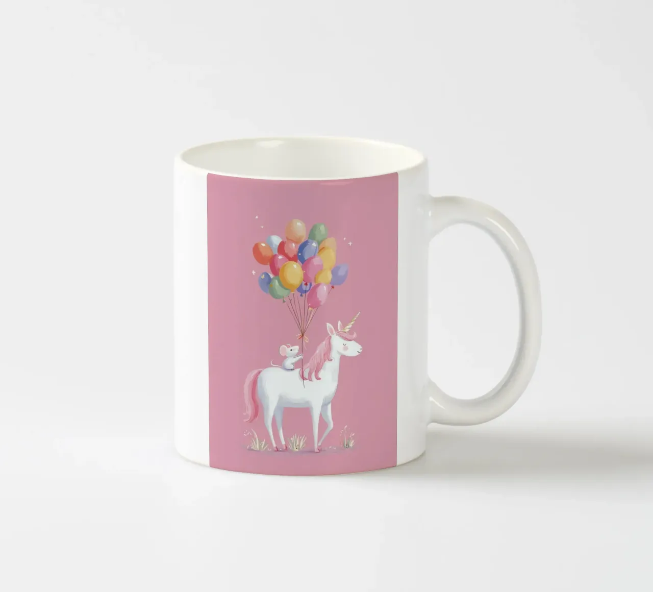 Mouse & Unicorn Adventure tazza in ceramica da Kiara