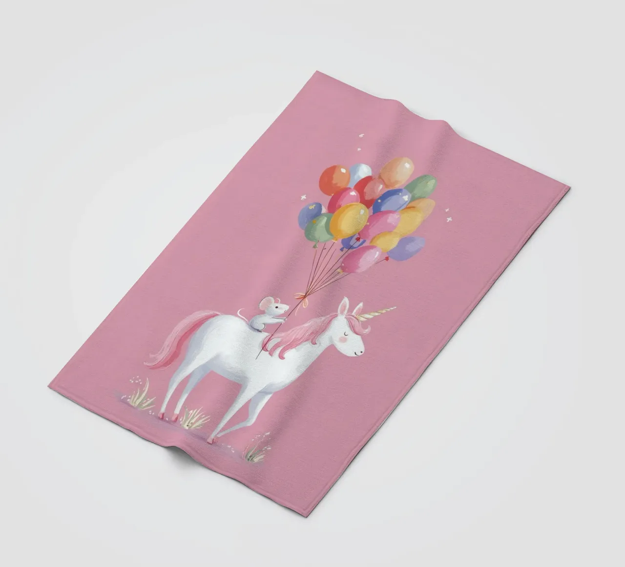 Mouse & Unicorn Adventure coperta in pile da Kiara