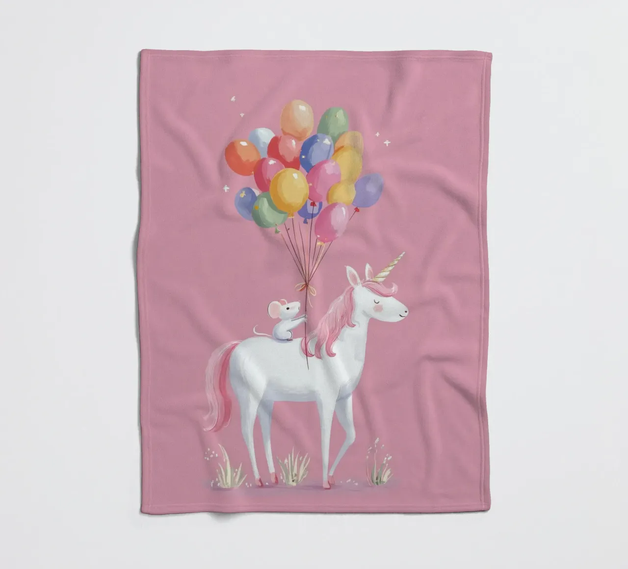 Mouse & Unicorn Adventure coperta in pile da Kiara