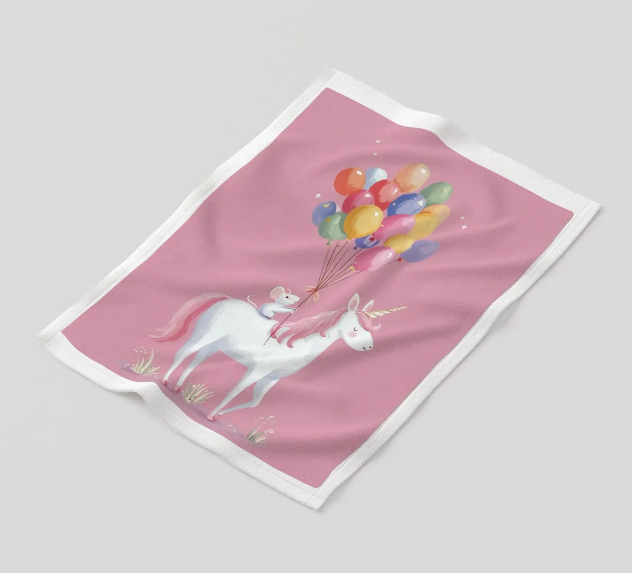 Mouse & Unicorn Adventure coperta in pile da Kiara