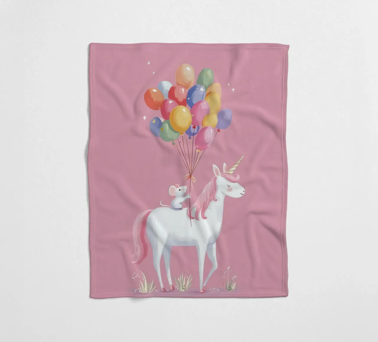 Mouse & Unicorn Adventure coperta in pile da Kiara