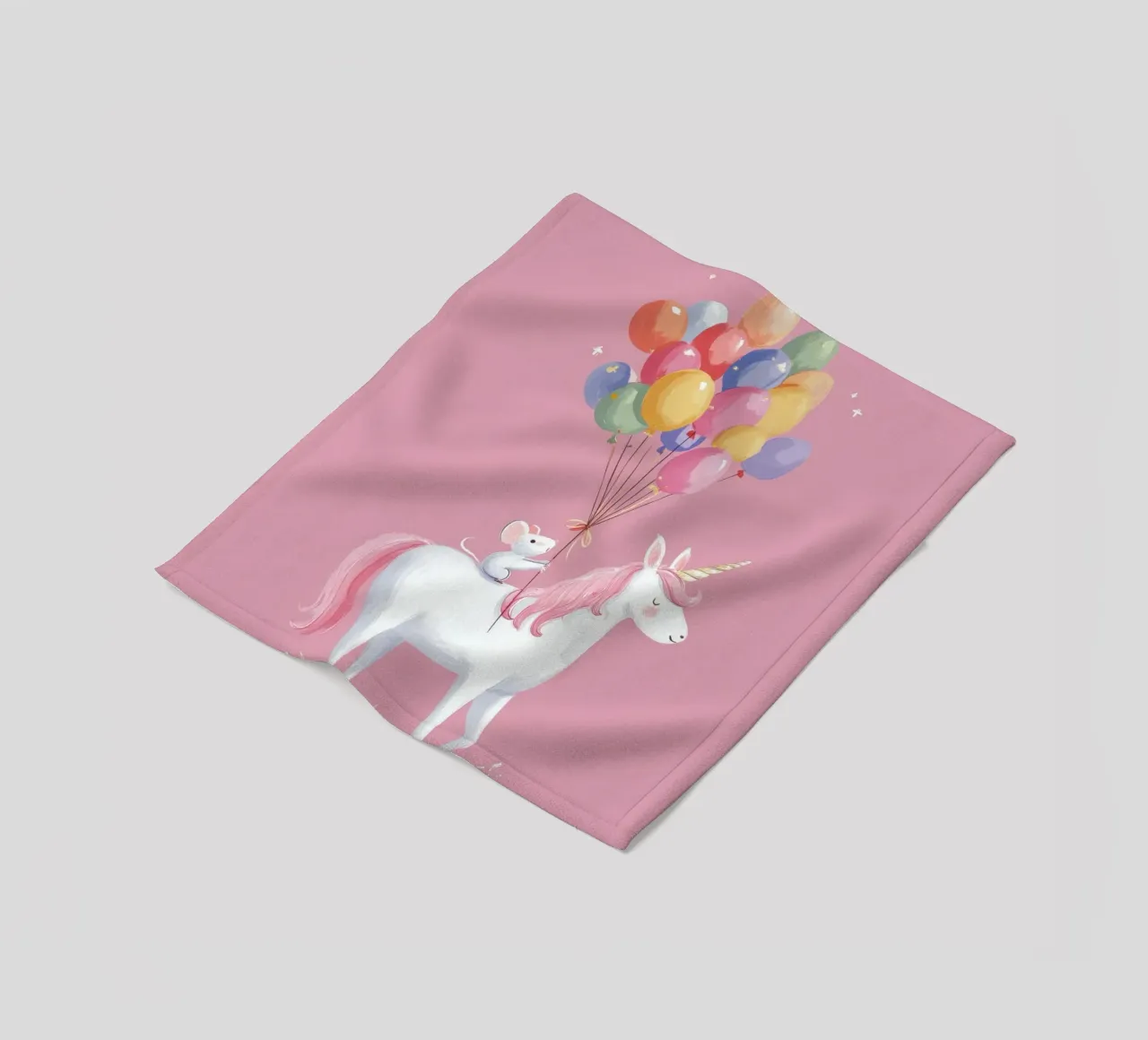 Mouse & Unicorn Adventure coperta in pile da Kiara