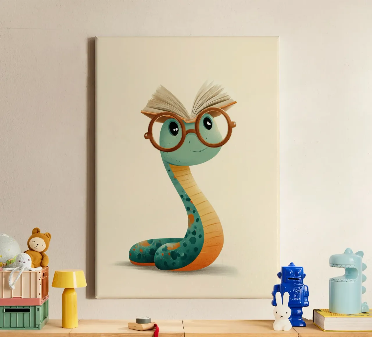 Professor Slither tela con Cornice a cassetta da Kiara