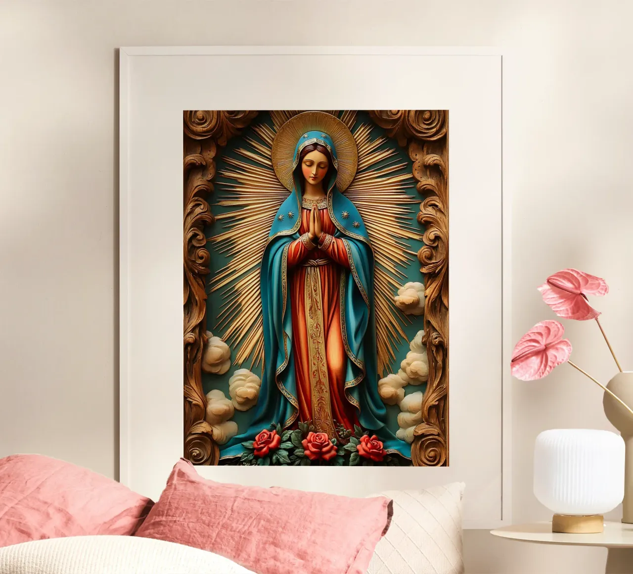 Vergine Maria poster da Stellar Creative