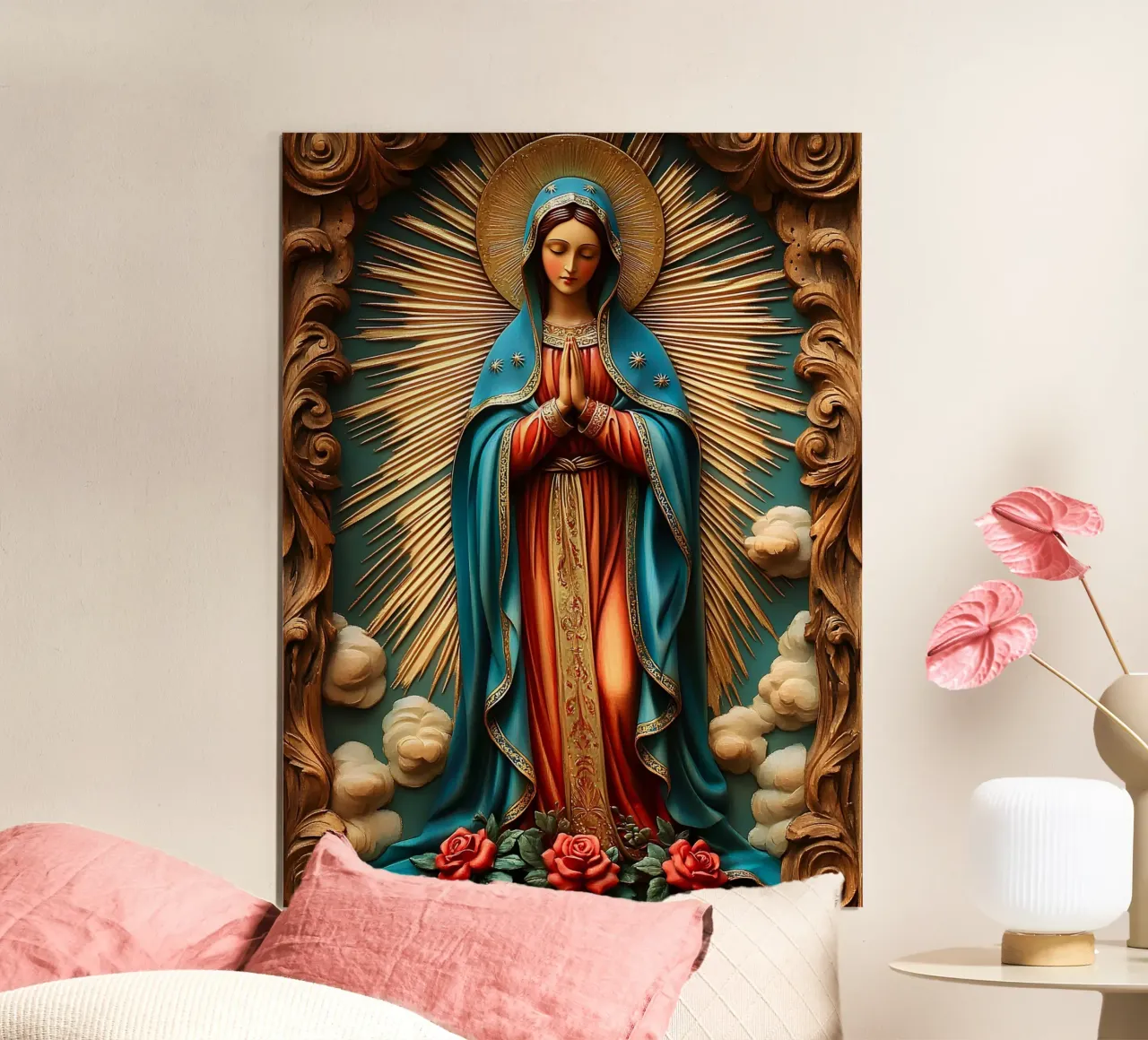 Vergine Maria poster da Stellar Creative