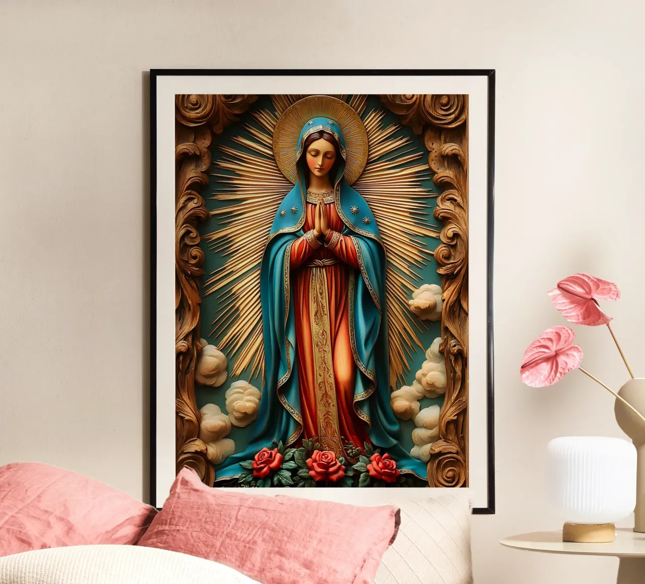 Vergine Maria poster da Stellar Creative