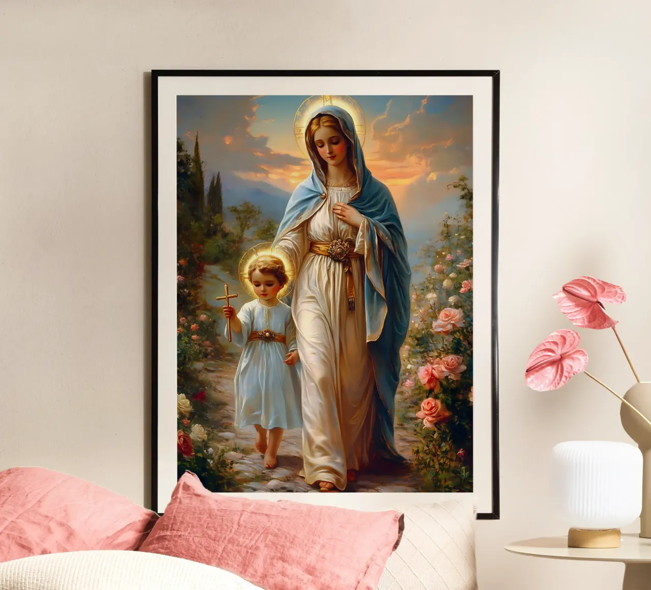 Vergine Maria poster da Stellar Creative