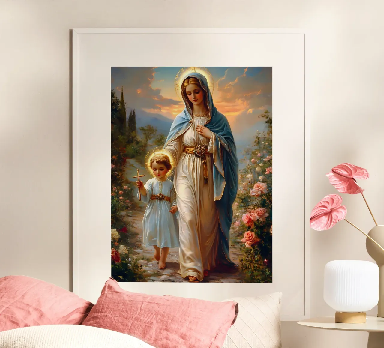 Vergine Maria poster da Stellar Creative