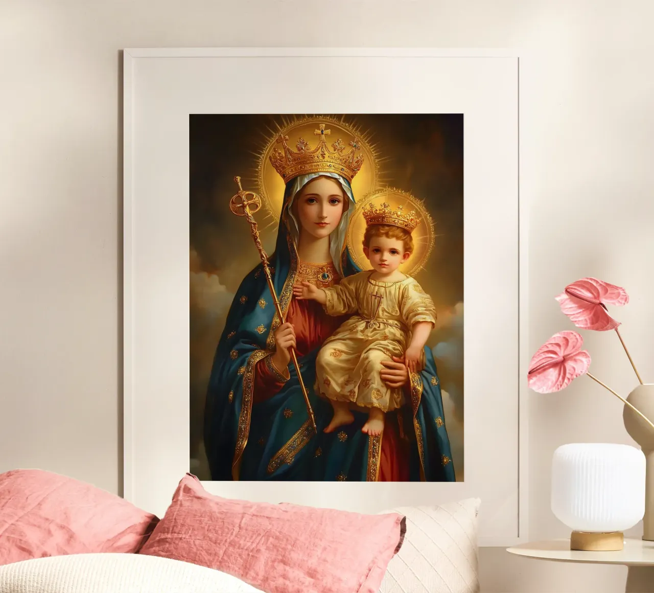 Vergine Maria poster da Stellar Creative