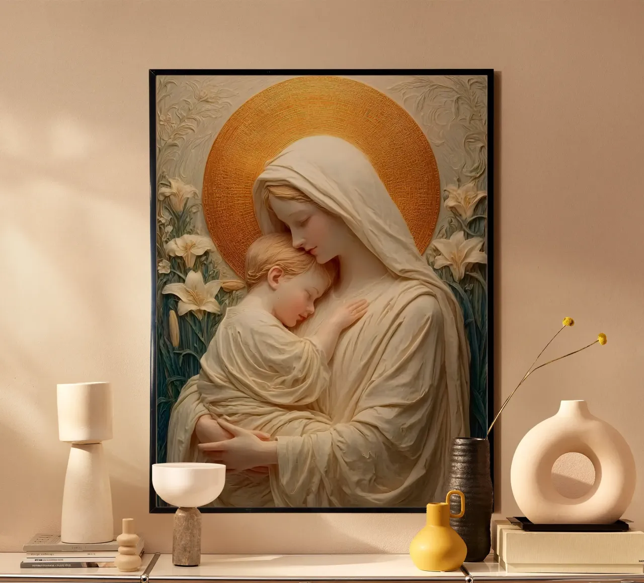 Vergine Maria poster da Stellar Creative