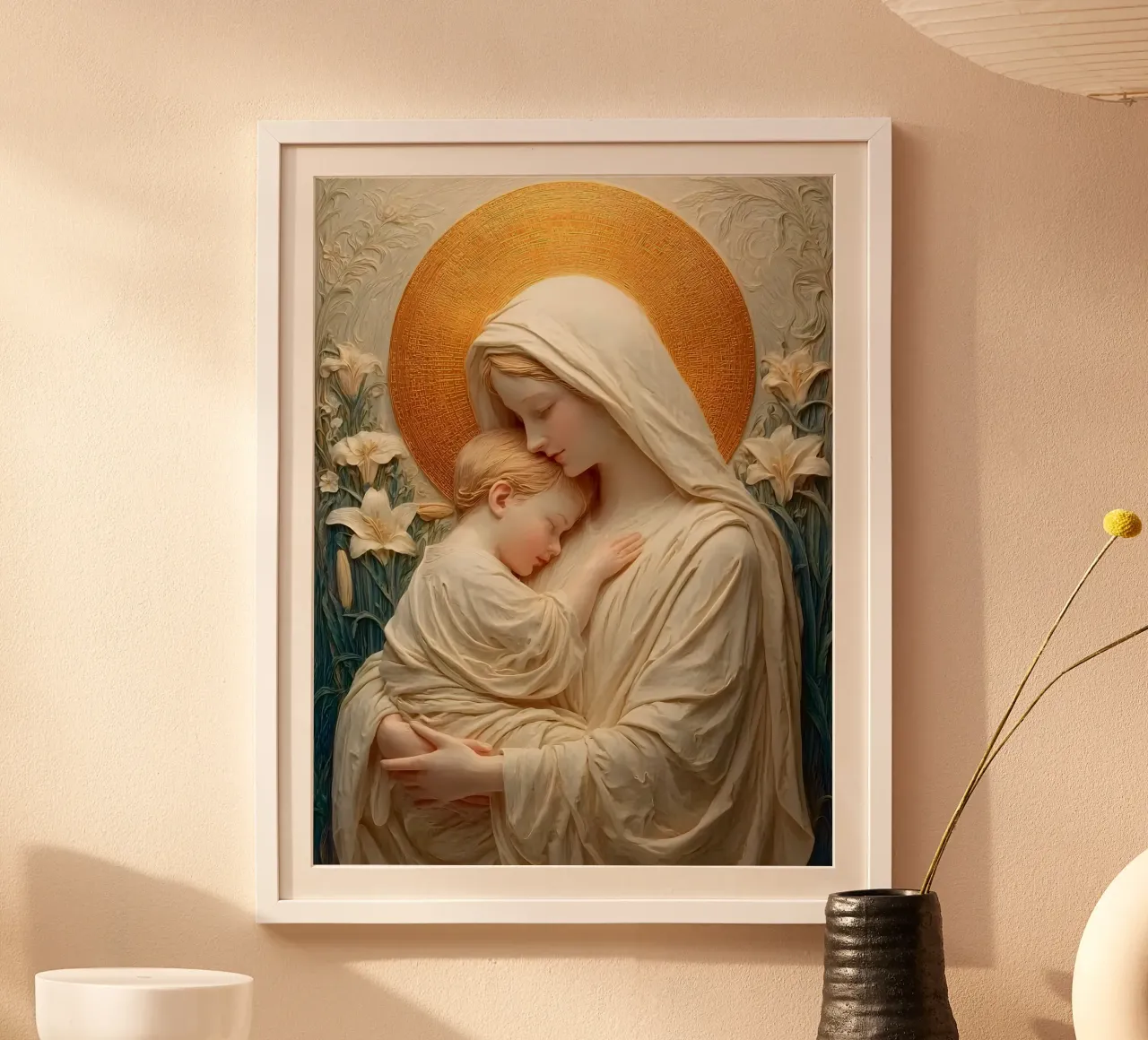 Vergine Maria poster da Stellar Creative