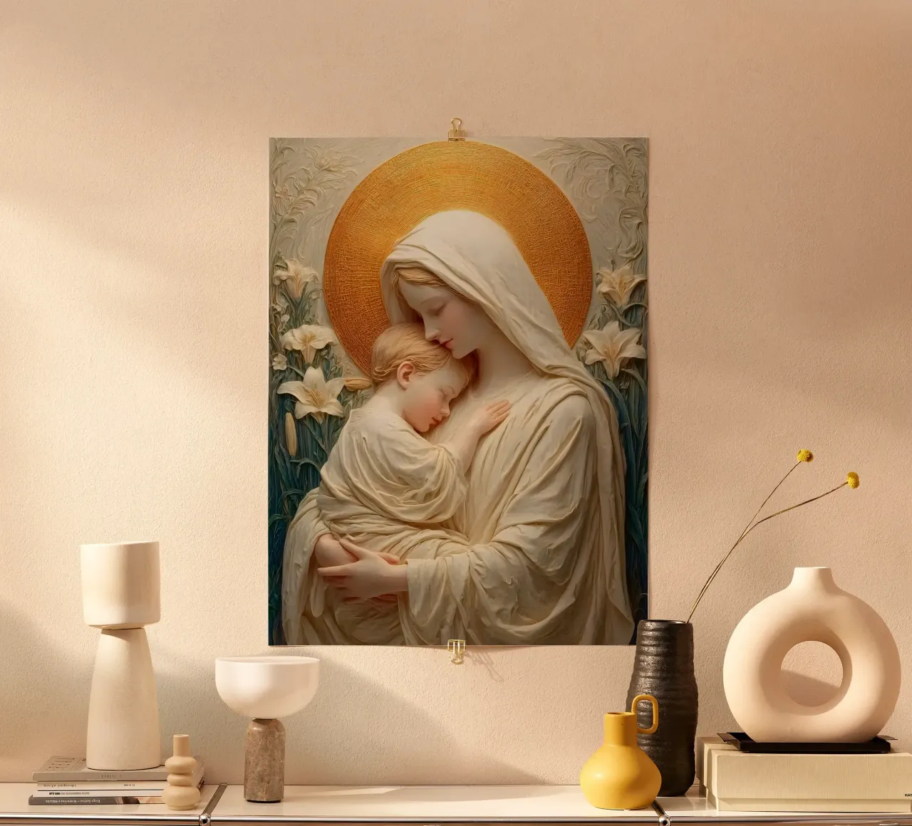 Vergine Maria poster da Stellar Creative