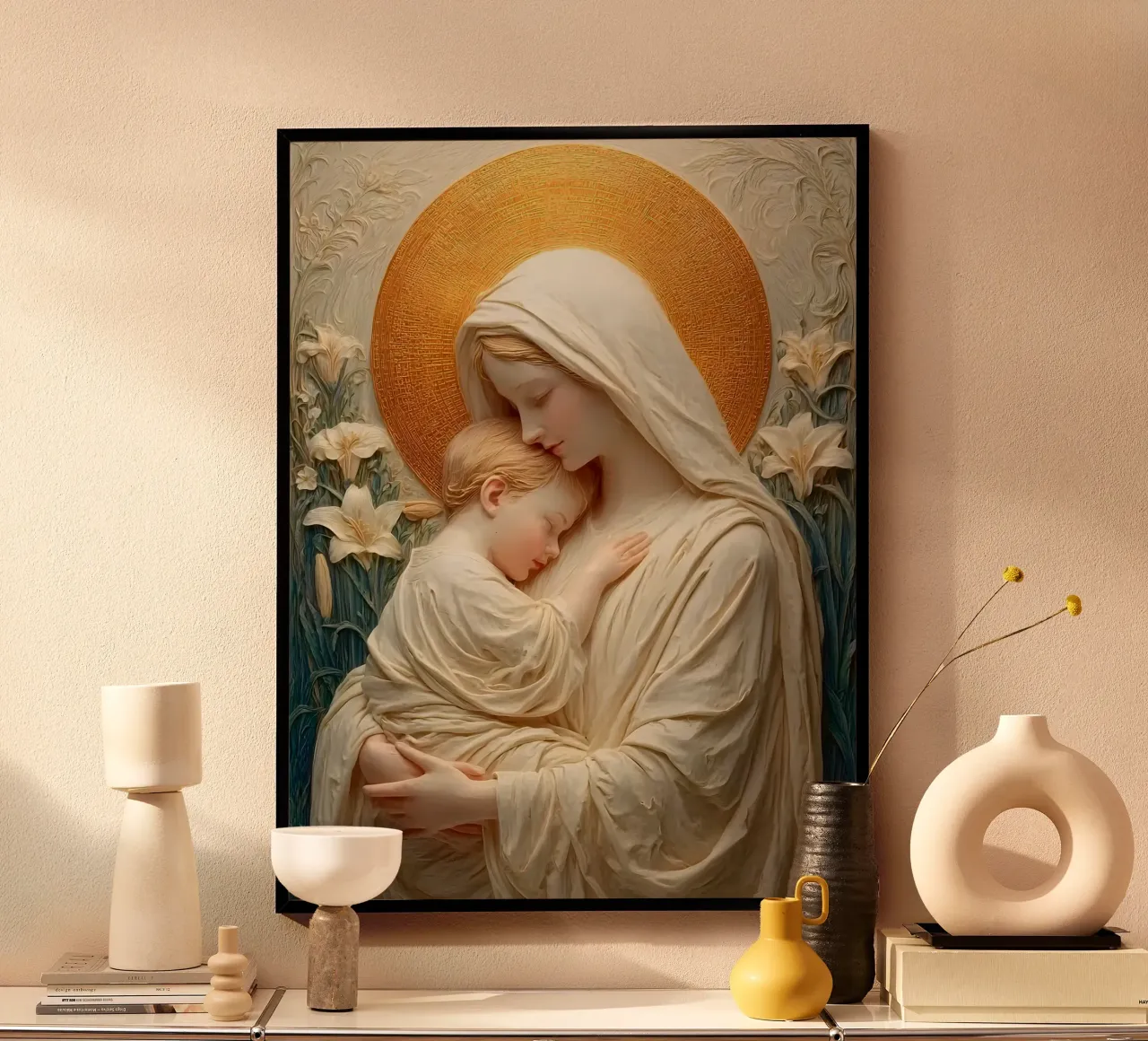 Vergine Maria poster da Stellar Creative