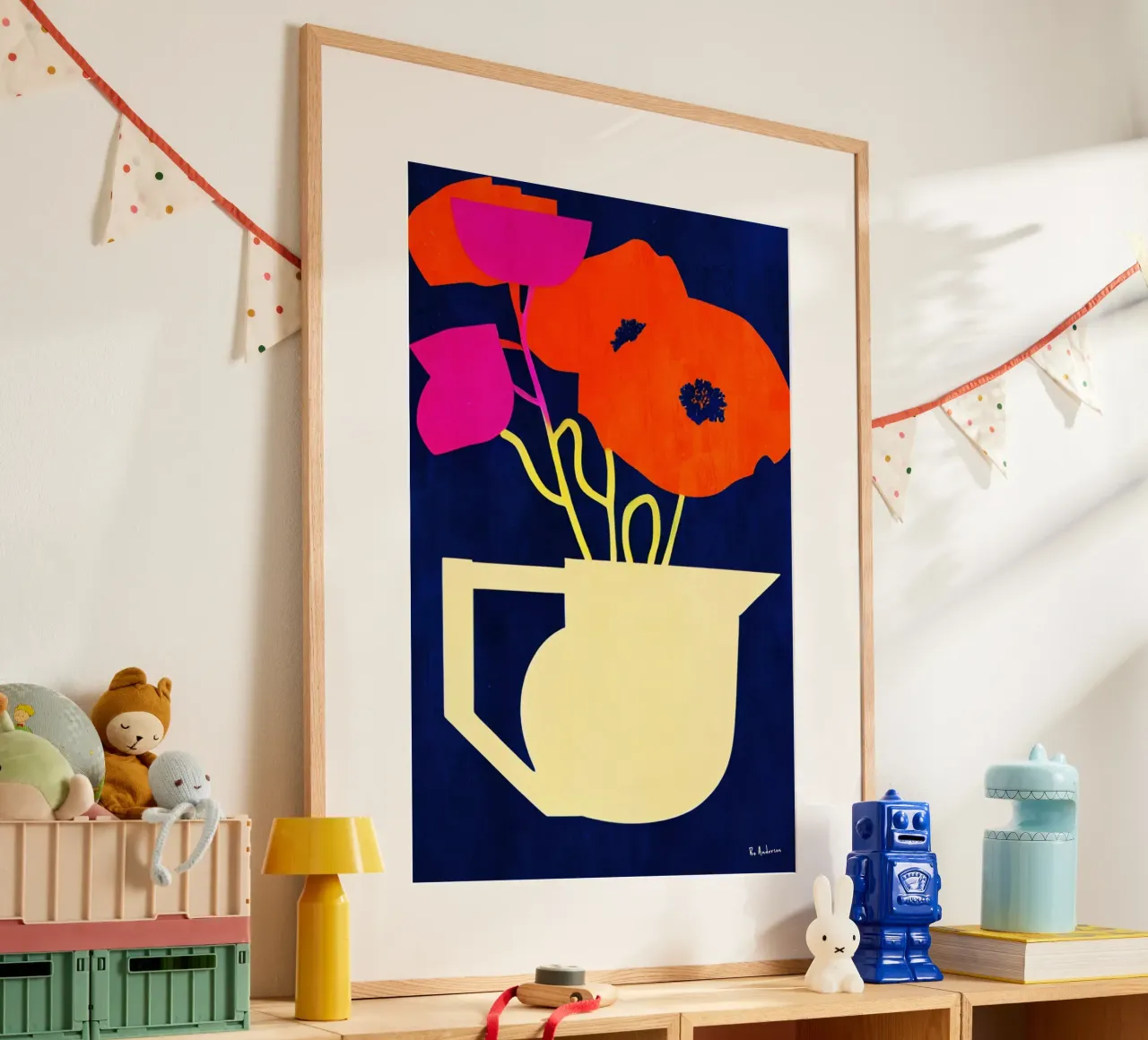 Bright And Sunny Poppies poster da Bo Anderson