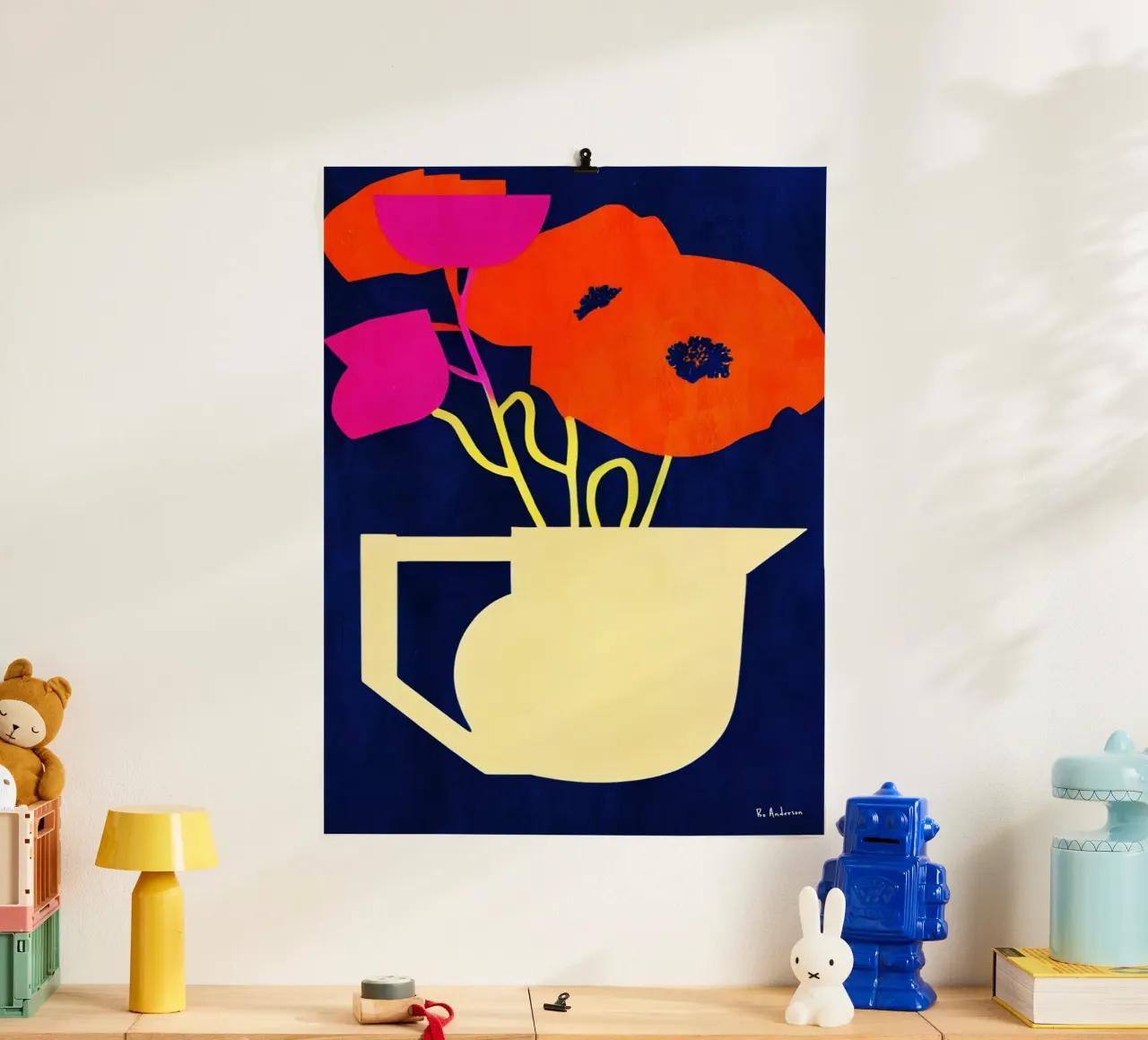 Bright And Sunny Poppies poster da Bo Anderson