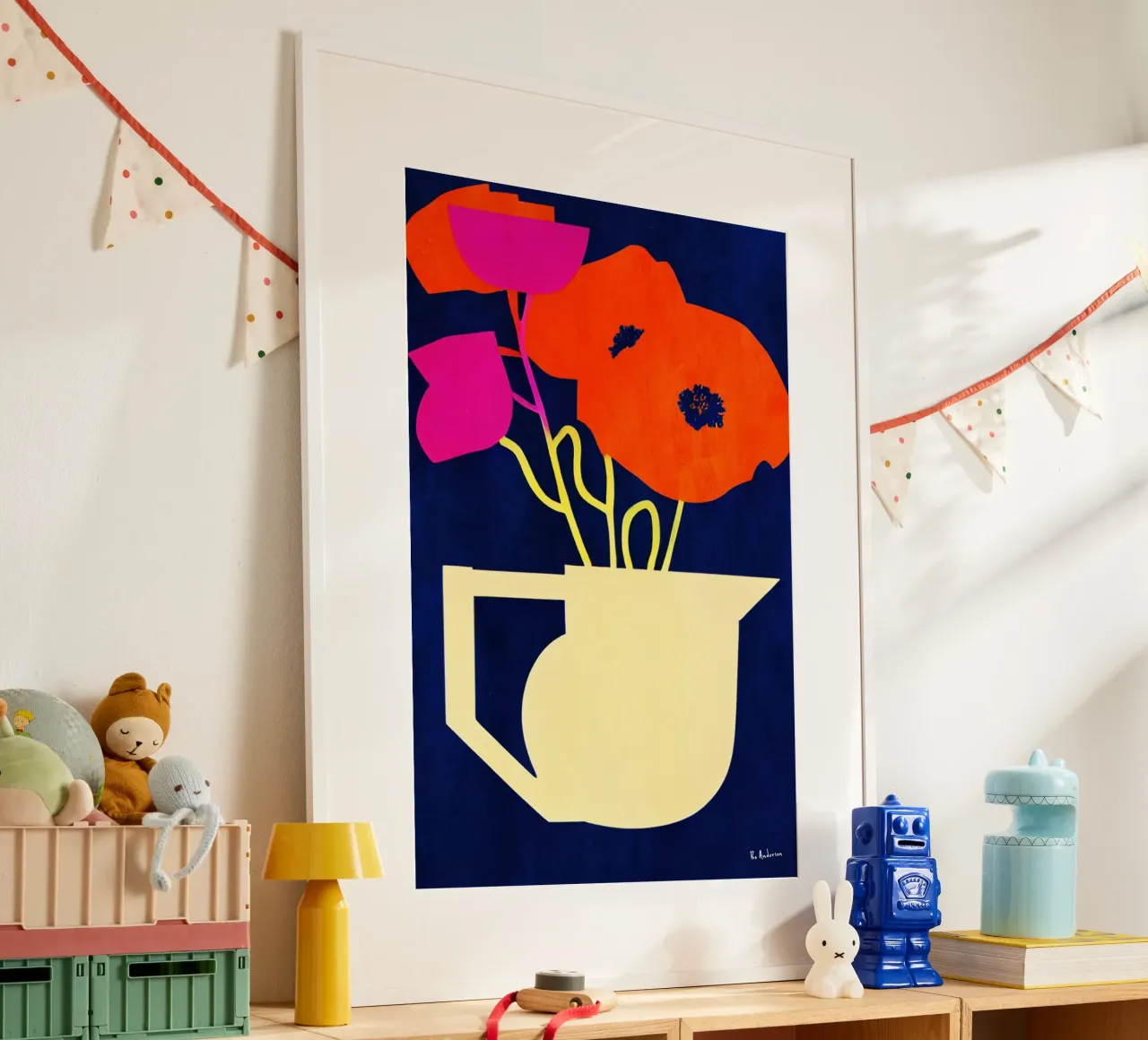 Bright And Sunny Poppies poster da Bo Anderson