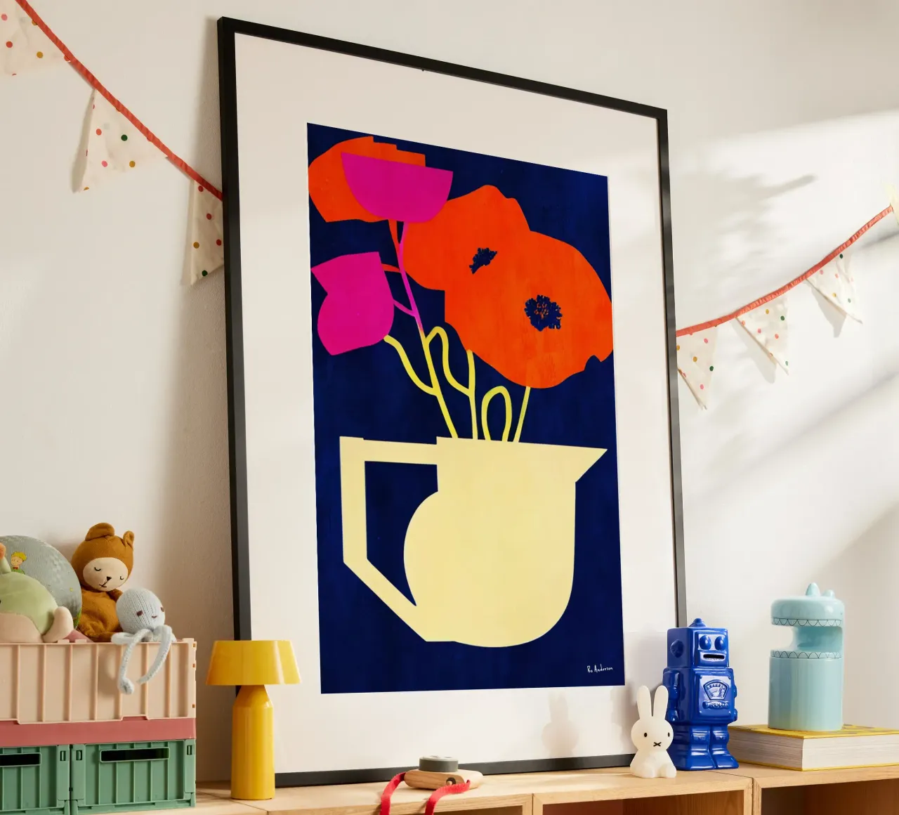 Bright And Sunny Poppies poster da Bo Anderson
