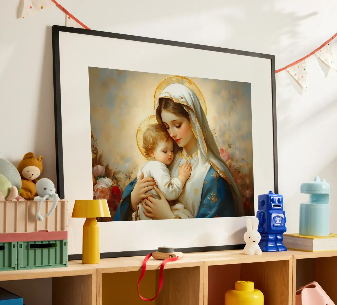 Vergine Maria poster da Stellar Creative