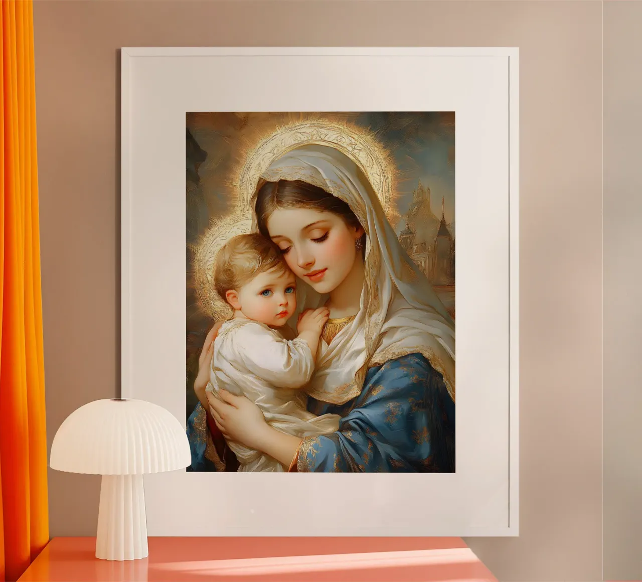 Vergine Maria poster da Stellar Creative