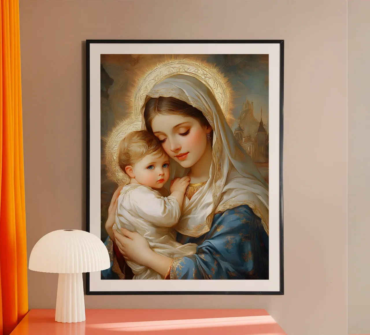 Vergine Maria poster da Stellar Creative